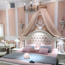 Princess mantle European style Korean retro cute pink bedside gauze apartment furniture store decoration bedside tent