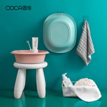 Washbasin basin household washbasin washing basin large plastic small basin rectangular extra large thick