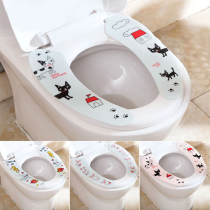 Stick style flannel toilet cushion universal sitting cushion for home toilet applique toilet cushion sitting poop cover