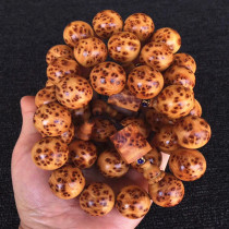Taihang aging material Thuja bracelet 20 full of tumor scar sparrow eye high oil old material beads bracelet