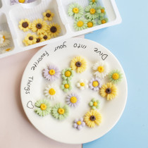 Little Daisy cake decoration chocolate edible finished decoration ornaments colorful chocolate bean dessert table dress