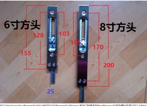 Security door heaven and earth concealed bolt double open door invisible stainless steel middle control bolt primary and secondary door fireproof door