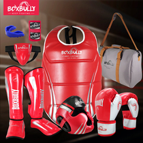 ()BOXBULLY Sanda protective gear full set of professional training set for adult children Muay Thai fighting