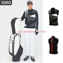 South Korea Volvik golf shirt top special price 21 autumn mens collar stitching warm knitted vest
