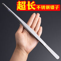Long tweezers long long meat fish water grass fish tank thick clip tool turtle feeding stainless steel large pinch