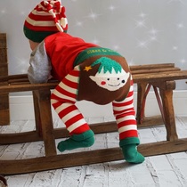 British Blade Rose baby fashion knitted elastic pants big butt pants can be made leggings or worn outside