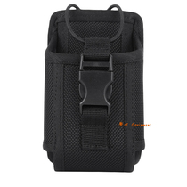ESKI ESKI plug-in walkie talkie set Nylon 1680D bag Black portable waist hanging adjustable tool bag