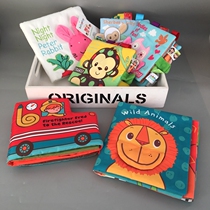 Baby bub book fire truck English boob book character reading Early teaching Enlightenment ripping up childrens book Cubism embroidery