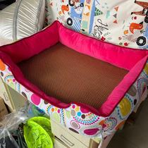 Clean the warehouse to handle the sale of coat outer skin large medium and small dog kennel shell removable and washable canvas bottom waterproof