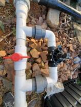 1 2 inch DN32 automatic irrigation solenoid valve with manual switch with flow adjustment DC24V for greenhouse