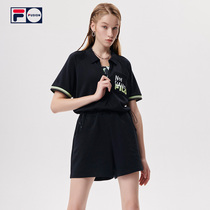  FILA FUSION FILA tide brand womens one-piece 2021 autumn new street sports one-piece overalls