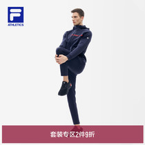 FILA ATHLETICS File Mens sports suit 2022 spring new fashion jacket long pants training