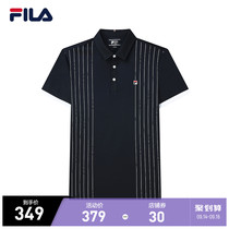 FILA Phila Le official Men autumn 2021 new wild fashion cotton liquid ammonia short sleeve polo shirt