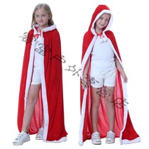 Buy one get one free Christmas cloak Childrens adult Little Red Riding Hood costume red cape cosplay costume