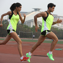Track and field suit suit men and women marathon running vest sprint physical examination competition sports custom sports training suit