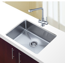 Afa SUS304 stainless steel handmade sink large single tank thickened table Basin kitchen wash basin AF-6545