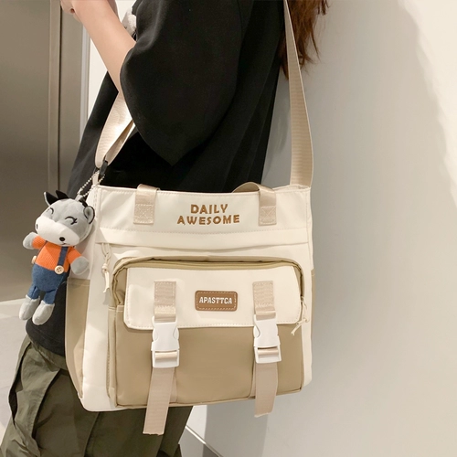 Сумка через плечо, сумка на одно плечо для отдыха, портативный ранец, подходит для подростков, в корейском стиле