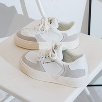 Autumn and winter niche plus velvet cotton shoes women 2021 New explosion ins tide wear small white shoes Sports Board Shoes