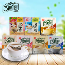 Taiwan classic original charcoal roasted brown sugar milk tea Imported instant drink 3: 1 instant bag instant milk tea 100g whole box