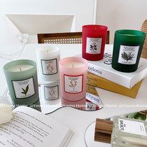 Yoona Home candle aromatherapy Cup smokeless coconut soy wax wedding with hand gift return fragrance romantic incense
