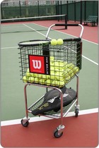 Tennis coach car ball pickup car Wilson tennis cart can be folded on the rear of the car Wilson
