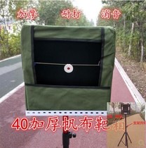 Slingshot practice target box thickened canvas resistant folding outdoor steel ball box bracket target 3maSoGsfHF