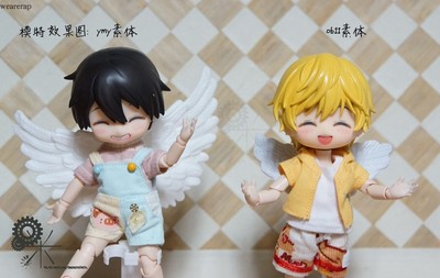 taobao agent [Uncle Mi] BJD12 points GSC clay OB11 wing wings mollymin accessories props and cute dragon baby house YMY