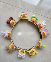(Non-finished mail box) crochet 10 hyaluronic acid duck hairclip knitting hand graphic clip