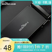 Lacquered Strap Male Positive Dress Black Girdle Automatic Buckle Youth Tide Surface Business Casual Mens Leather Strap