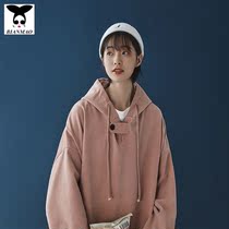 Cotton Joker student sweatshirt women autumn and winter 2020 new Korean loose BF lazy wind coat coat tide ins