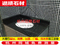 Hangzhou Yingshun stone natural granite black sands marble sink bar kitchen countertop 1 5 thick