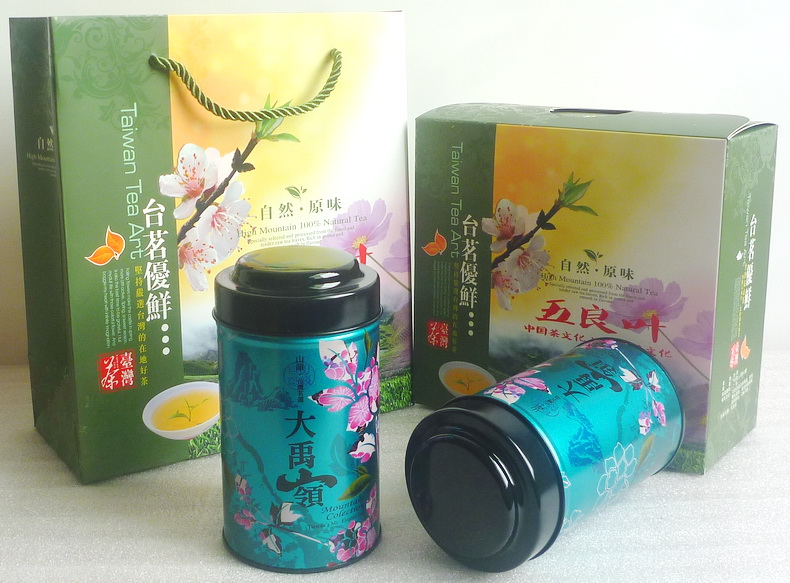 Wuliangye authentic Taiwanese Dayuling cold tea gift box authentic Alpine tea frozen top snow oolong tea