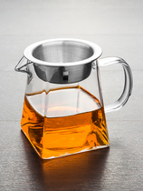 Kunfu tea with heat resistant and high temperature glass with tea leakage filter tea size thicker glass cup