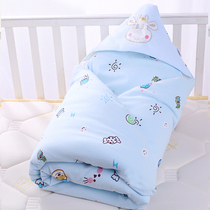 Package baby newborn newborn Spring and Autumn Winter thickened quilt huddle quilt cotton quilt Four Seasons delivery room baby supplies