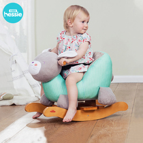 Ha Xiya Childrens Rocking Horse Solid Wood Horse Rocking Chair Adult Can Sit One Year-Old Baby Gift Small Toy Car Girl
