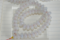 A191 old material old glass pure hand-made beads imitation breeding white jade texture abacus beads selected 50 150 yuan