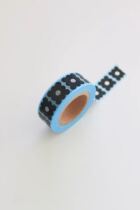 (Grapefruit-split) Korean malgrecela paper tape new black little flowers wild cute ins