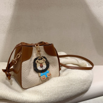 miocra koly Mycenae Lion Gate bucket bag women autumn niche design retro shoulder shoulder bag