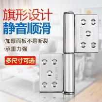 Unloading hinge Stainless steel thickened flag hinge 3 inch 4 inch 5 inch welded flag folding fire door loose-leaf