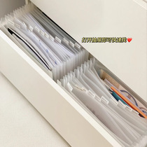 ins organ bag folder A4 family desktop storage test paper bill manual sorting storage artifact students