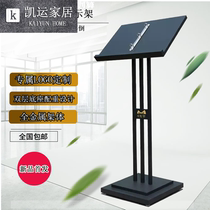 Sales Department loose-leaf documents Contract information Public display rack Restaurant doorway Vertical page-turning recipes shelf