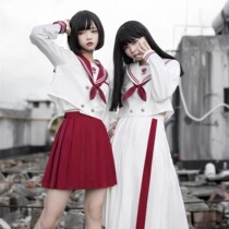 Original jk war and rose Japanese college style jk orthodox basic jk grid skirt girl sailor suit