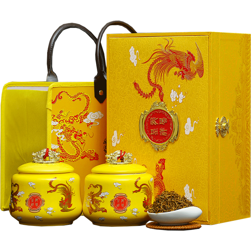 Jinjunmei Black Tea Canned in Tongmuguan Race, Wuyi Mountain, Jinjunmei Super-Class Authentic Luzhou-Fragrance Gift Box