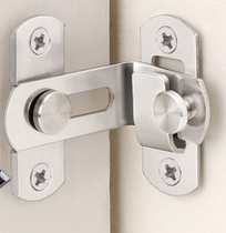 Anti-unlocking door Anti-lock door clasp child buckle lock bathroom door durable bolt lock corner anti-theft buckle thickened