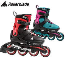 Imported Rollerblade MICROBLADE Children Skate Three Four Wheel Conversion Adjustable Skate Set