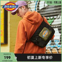 DickiesLogo Print Detachable Draw Rope Skew Satchel Spring Summer New Pint Casual Single Shoulder Bag 9541