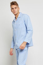 R mens American lapel long sleeve home clothing top mens cotton plaid casual shirt pajamas R-2756