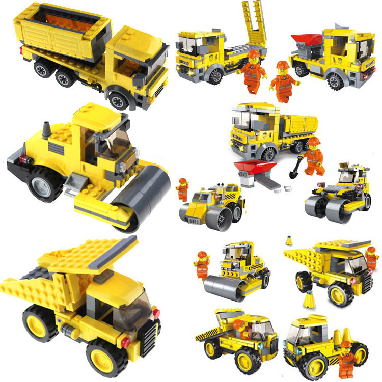 Compatible with Lego Bricks M.A. Military Fire Police Engineering StarCraft Spelling Spelling Childrens Toy Man