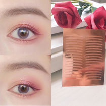 Thin double eyelid stickers invisible natural skin color very fine super sticky transparent no trace fiber bar fairy patch Red