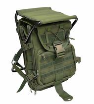 Taiwanese-military green bench backpack